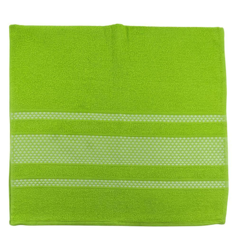 Toalha De Rosto Felpuda Zafira (42cm X 72cm) Savitex Modelo 1 Verde Claro - 1