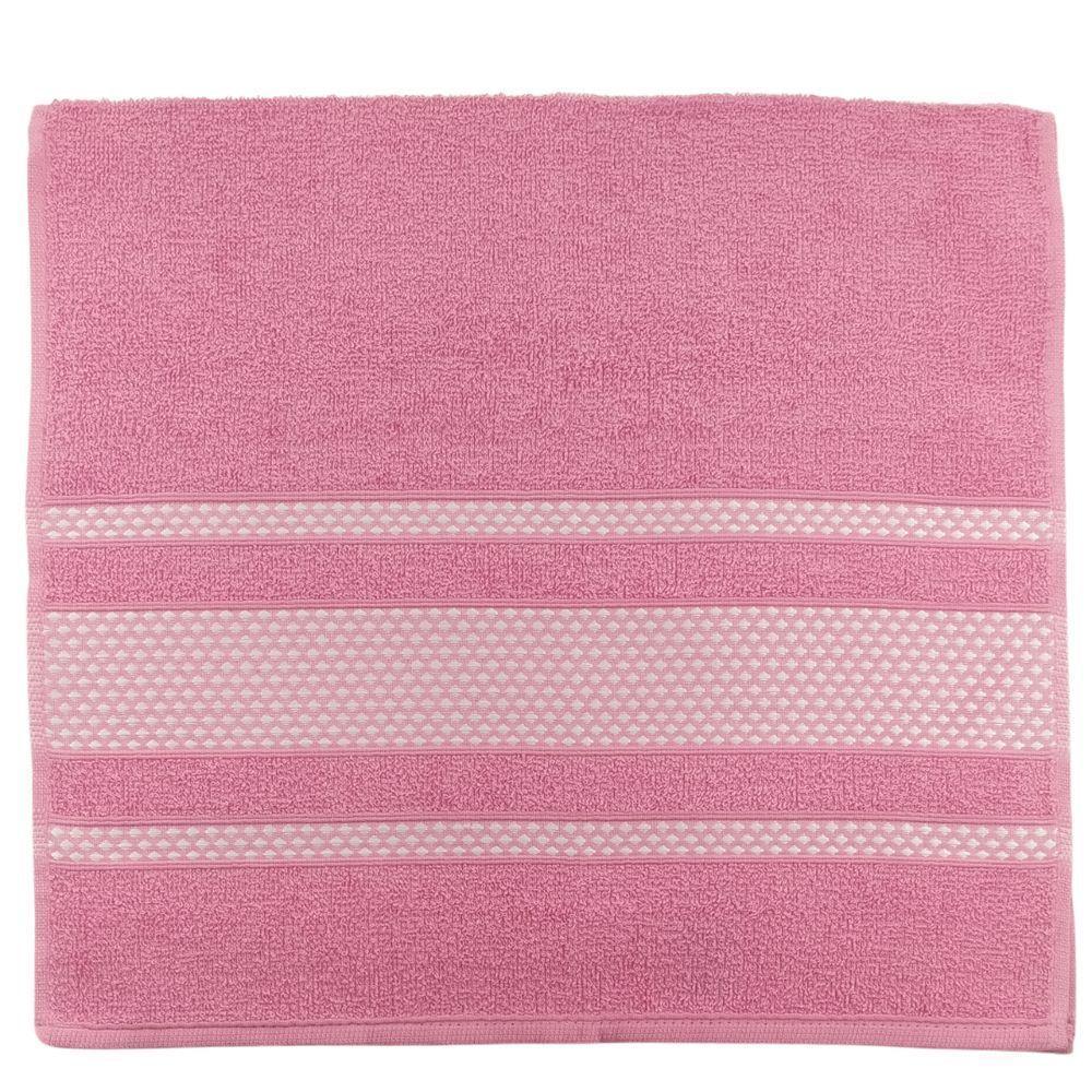Toalha De Rosto Felpuda Zafira (42cm X 72cm) Savitex Modelo 1 Rosa - 1