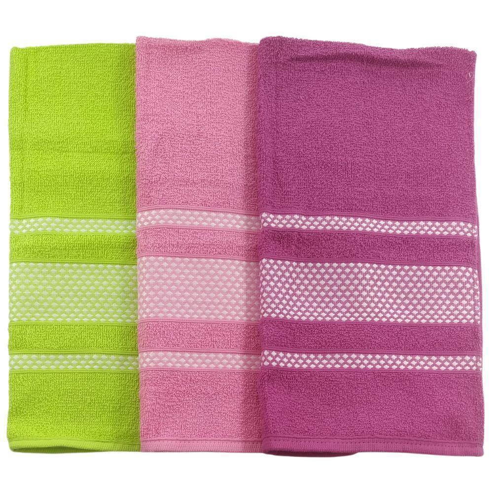 Toalha De Rosto Felpuda Zafira (42cm X 72cm) Savitex Modelo 1 Rosa - 2