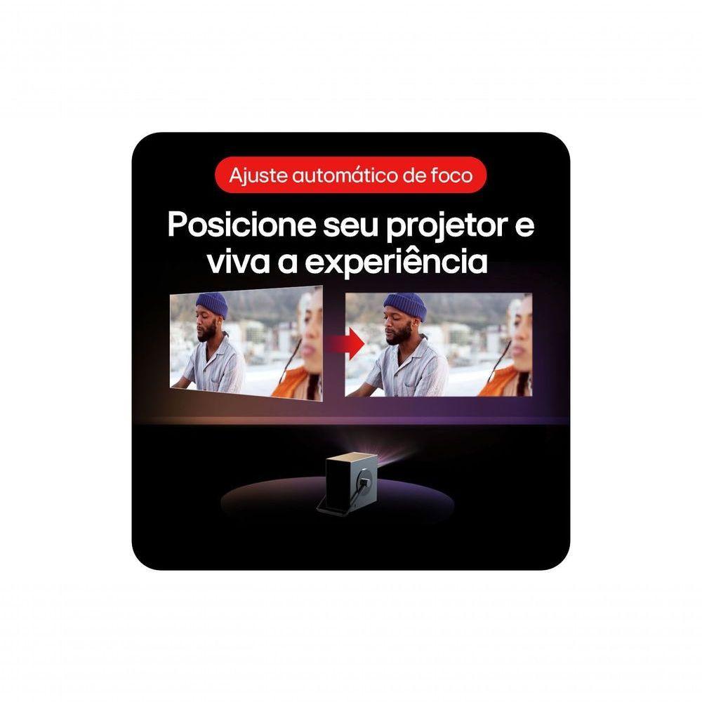 Projetor LG CineBeam 4K Smart WebOS Ultraportátil Até 120” Screen Share Air Play Bluetooth e Alto-falante HU710PB - 9
