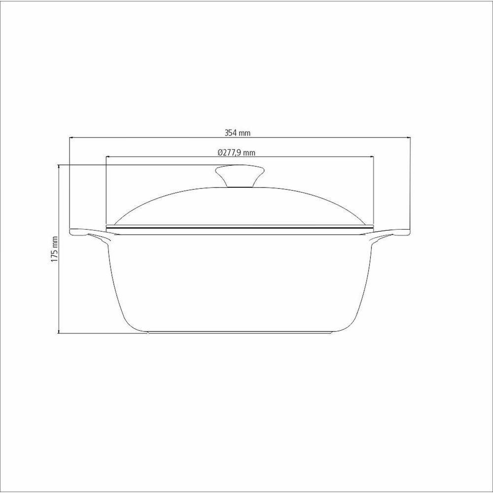 Panela Caçarola Lyon Azul 26cm Tramontina Forjada Antiaderente Starflon High Performance Elementar - 3