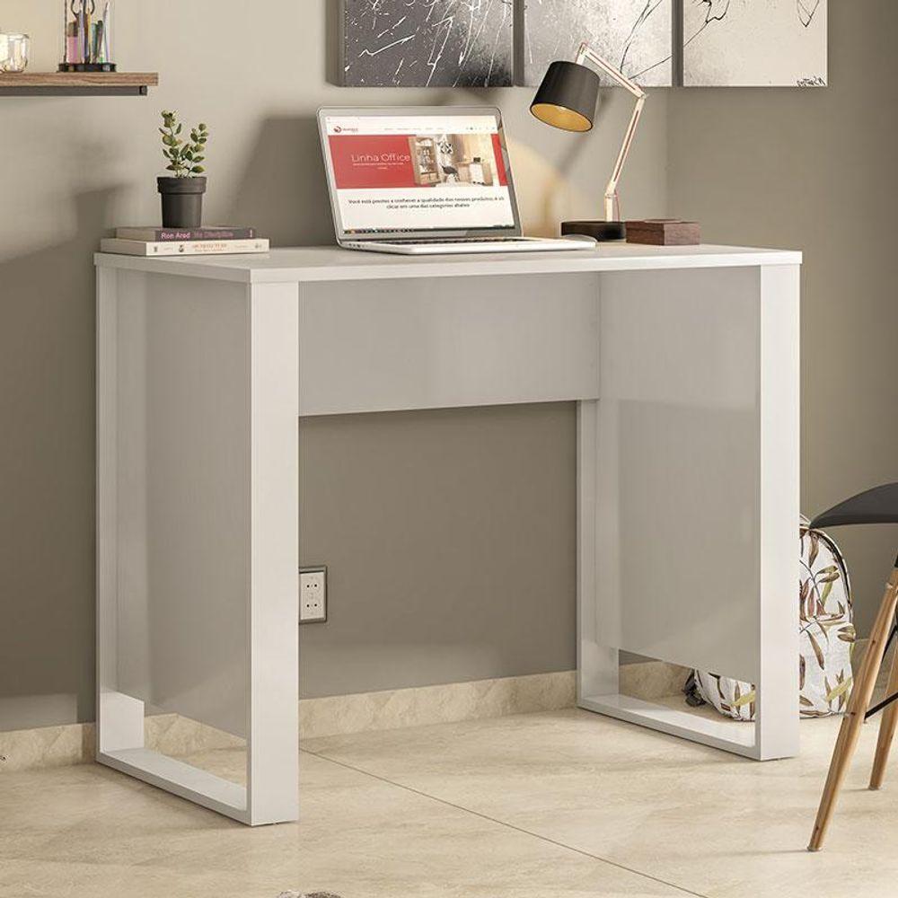 Mesa Para Computador Morada Branco - Demóbile - 4