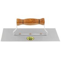 Desempenadeira Metálica De Base Lisa Tramontina Sem Dentes Com Cabo De Madeira - 1