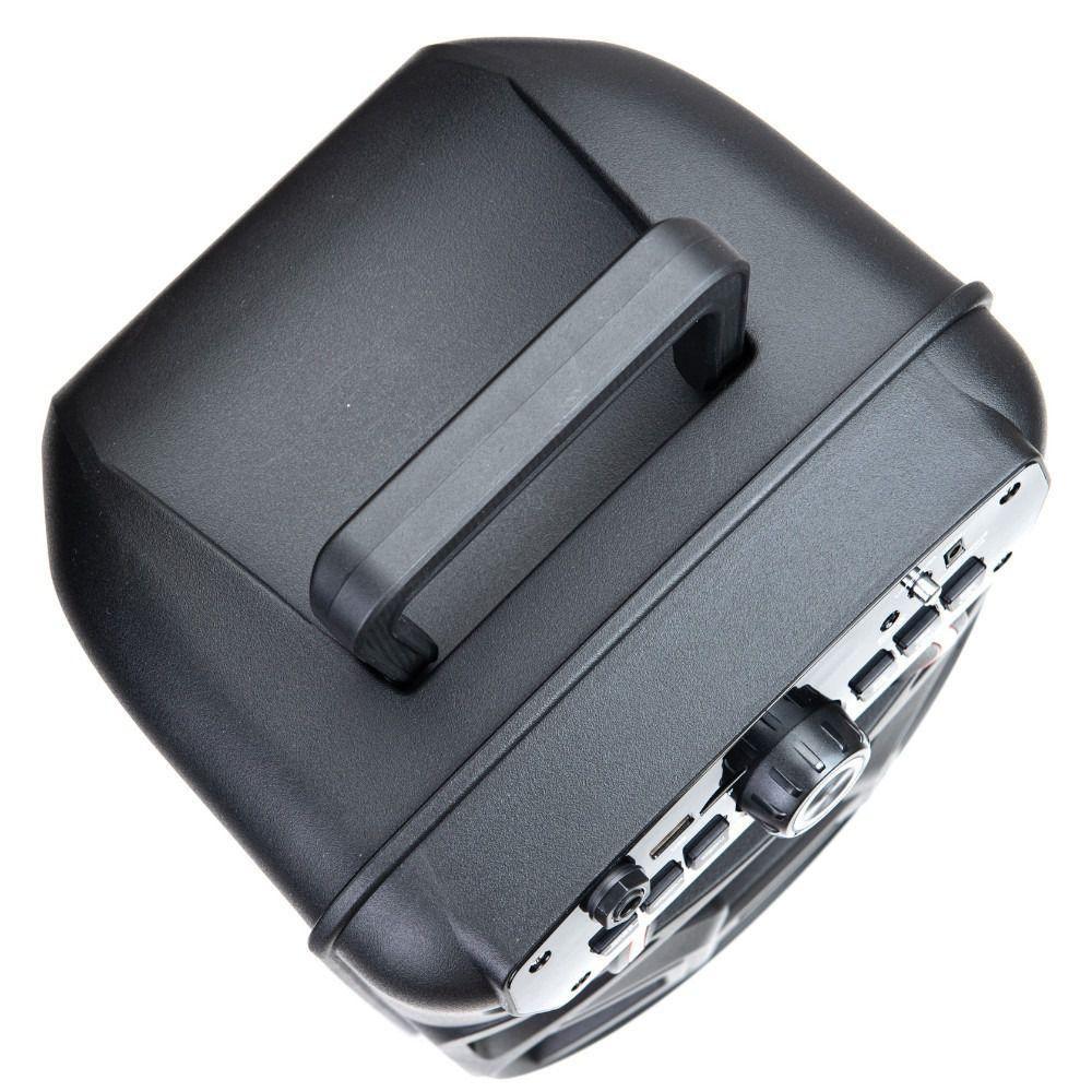 Caixa Amplificada Amvox Recarregável Bluetooth USB MicroSD Auxiliar 220W ACA 221 Gigante II Preto Bivolt - 5