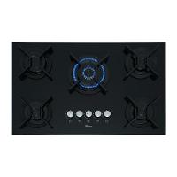 Cooktop A Gás Fischer 5 Bocas Tripla Chama Infinity Com Trempe De Ferro Fundido Mesa Vidro 26298-57077 Bivolt - 1