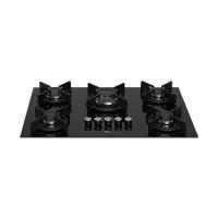 Cooktop A Gás Fischer 5 Bocas Tripla Chama Infinity Com Trempe De Ferro Fundido Mesa Vidro 26298-57077 Bivolt - 2