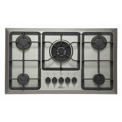 Cooktop a Gás Fischer Infinity 23678-5412 5 Bocas Mesa Inox Tripla Chama Bivolt