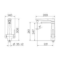 Torneira Nova Docol Vitalis 1579306 Com Filtro De Bancada Cromada - 2