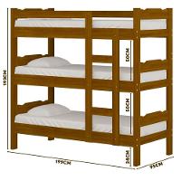 Treliche De Madeira Maciça Reforçada Esmeraldo Imbuia - 1