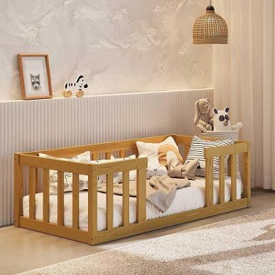 Cama Montessoriana Infantil Nogueira
