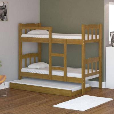 Beliche Com Cama Auxiliar De Madeira Maciça Imbuia