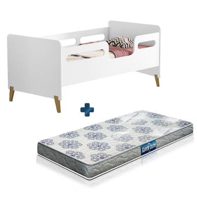 Cama Infantil Grade Branco Cecilia Vj C- Colchão Probel