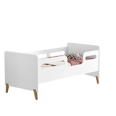 Cama Infantil Com Grade Branco Cecilia Vj Móveis