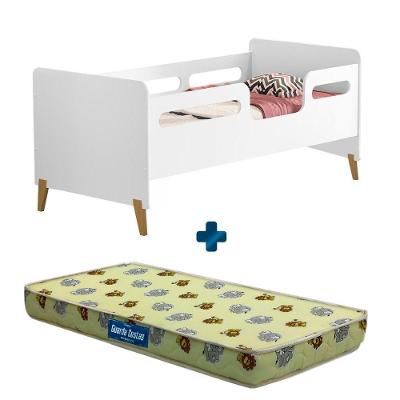Cama Infantil Branco Grade Cecilia Vj Móveis Probel