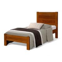 Cama Solteiro Lara Castanho Com Colchão Atraente - 3