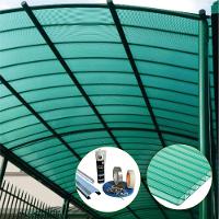Kit Policarbonato Verde 4mm 6,00m X 2,00m - Perfis Naturais