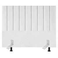 Cabeceira Estofada Cama King 195 Cm Carolina Suede E Frame Cor:branco - 1