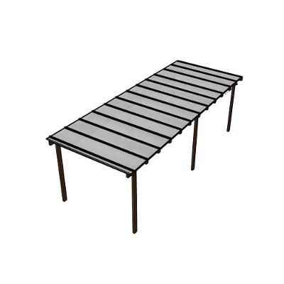 Kit Policarbonato Branco 6mm 8,00m X 6,00m - Perfis Naturais