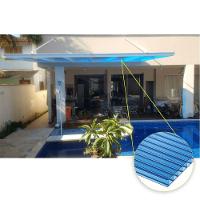 Kit Policarbonato Azul 6mm 8,00m X 2,00m - Perfis Naturais