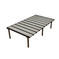 Kit Policarbonato Branco Refletivo 6mm 7,00m X 6,00m - Perfis Naturais - 1