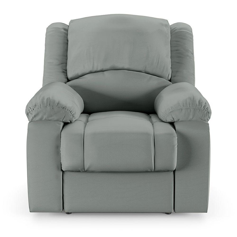 Poltrona Do Papai Reclinável Melim Controle Power Elétrico Usb Sintético Pu Fh1 - D'rossi Cor Cinza - 3