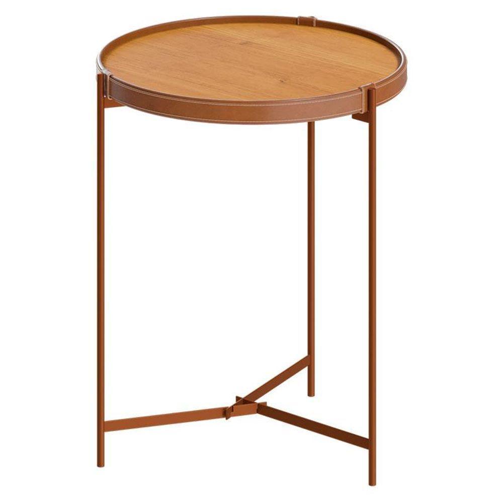 Mesa Lateral Ambiente Aqua Pequena Nature Cobre - Imcal - 3