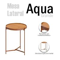 Mesa Lateral Aqua Grande Nature Cobre - Imcal - 3