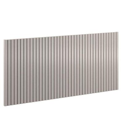 Painel Decorativo Ripado 230x109x49 Cm Cinza - Matic