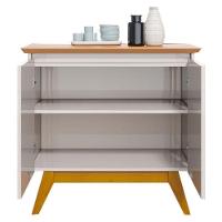 Aparador Buffet Ambiente Classic 2 Portas Off White Nature - Imcal - 4