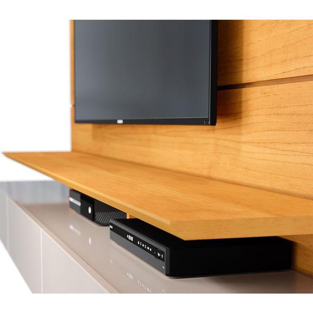 Painel Para Tv Home Suspenso Ambiente Decore 1.8 Nature Off White - Imcal - 2