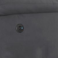 Poltrona Do Papai Reclinável Melim Controle Power Elétrico Usb Veludo Fh1 - D'rossi Cor Cinza - 8