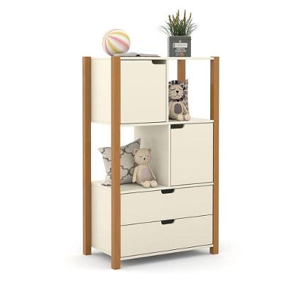 Armário Organizador Kids Liv Off White Freijó - Matic