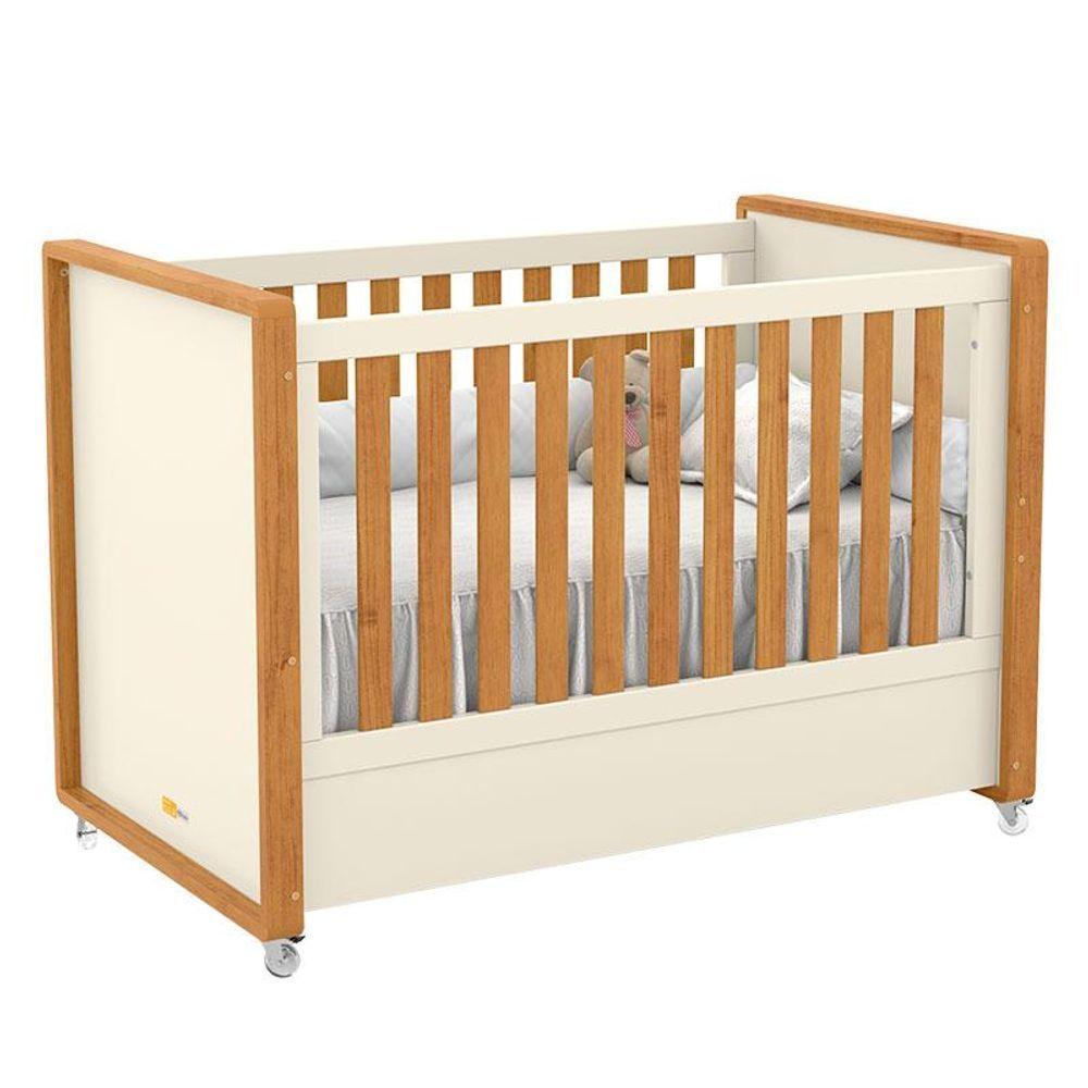 Berço Americano Tutto Freijó Off White - Matic - 1