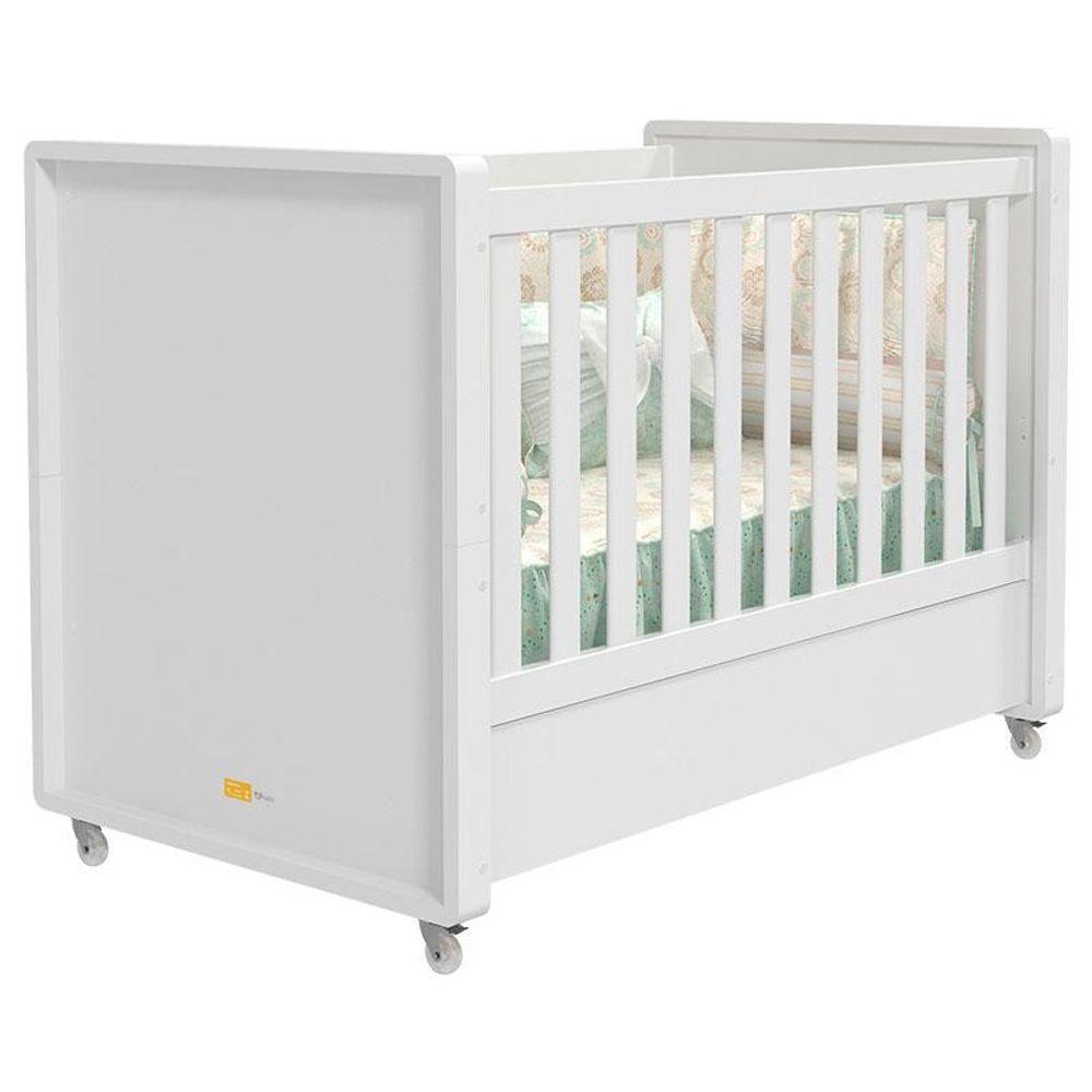 Berço Americano Tutto New Branco Acetinado E Colchão Phisical 70-130 Ortobom - Matic - 4