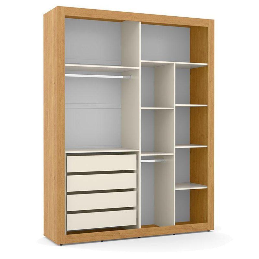 Berço Americano Capitonê New Boucle E Guarda Roupa Tutto New 2 Portas Freijó Off White - Matic - 3