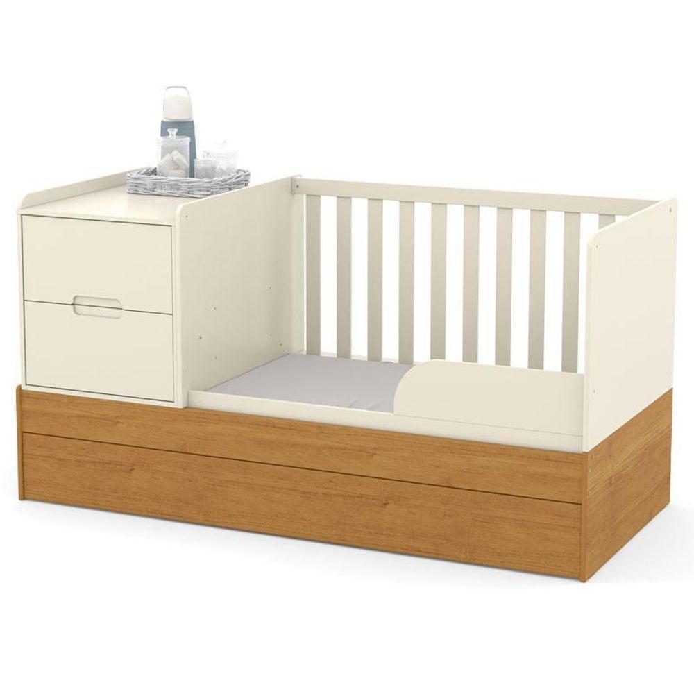 Berço Americano Multifuncional Formare Off White Freijó - Matic - 4