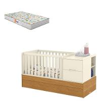 Berço Americano Multifuncional Formare Off White Freijó Com Colchão Gazin - Matic - 1