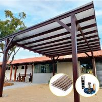 Kit Policarbonato Bronze 6mm 4,00m X 6,00m - Perfis Naturais - 3