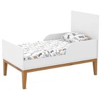 Quarto De Bebê Nature Clean 3 Portas Com Berço Unique Branco Soft Eco Wood E Colchão Ortobom - 6