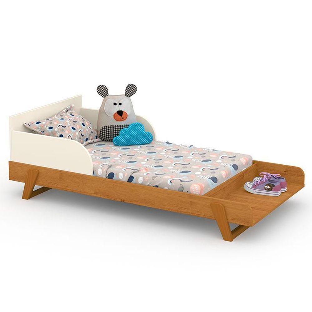 Berço Multifuncional Bkids Off White Freijó Eco Wood Com Colchão Gazin - Matic - 6