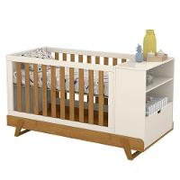 Berço Multifuncional Bkids Off White Freijó Eco Wood Com Colchão Ortobom - Matic - 8