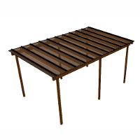 Kit Policarbonato Bronze 4mm 5,00m X 2,00m - Perfis Naturais - 1