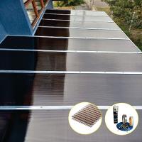 Kit Policarbonato Bronze 4mm 4,00m X 6,00m - Perfis Naturais - 4