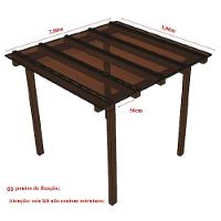 Kit Policarbonato Bronze 4mm 2,00m X 3,00m - Perfis Naturais - 5