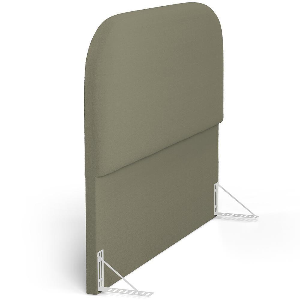 Cabeceira Cama Box King 195cm Orgânica Lanna W01 Bouclê Oliva - Lyam Decor - 2
