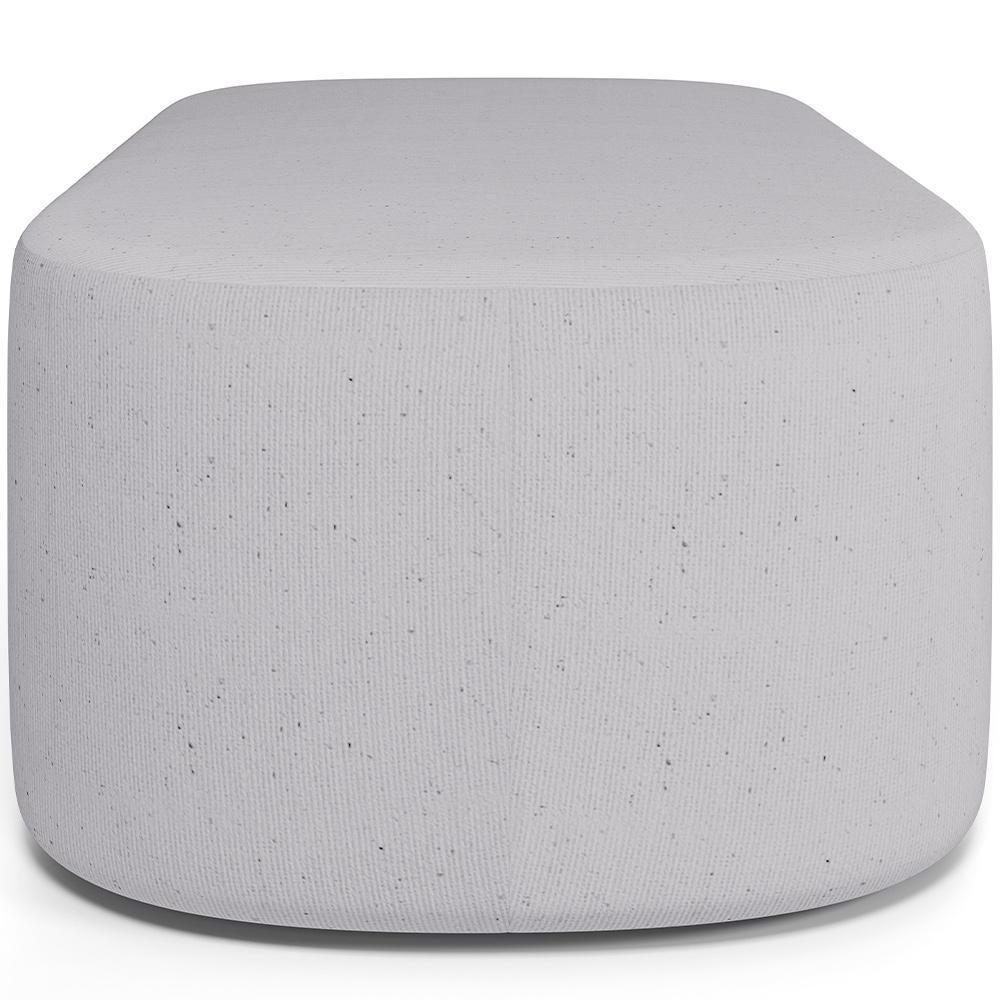 Cabeceira Cama Box King 195cm Lanna Com Puff Recamier Doha W01 Linho Cinza - Lyam Decor - 6