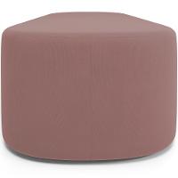 Cabeceira Cama Box Casal 140cm Lanna Com Puff Recamier Doha W01 Suede Rosê - Lyam Decor - 7