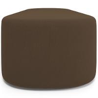 Cabeceira Cama Box Queen 160cm Lanna Com Puff Recamier Doha W01 Suede Marrom - Lyam Decor - 6