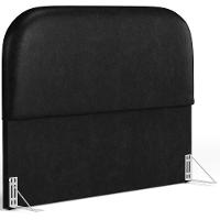 Cabeceira Cama Box Queen 160cm Lanna Com Puff Recamier Doha W01 Couríssimo Preto - Lyam Decor - 2