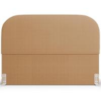 Cabeceira Cama Box Queen 160cm Orgânica Lanna W01 Bouclê Mostarda - Lyam Decor - 5